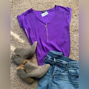 Express Purple Blouse